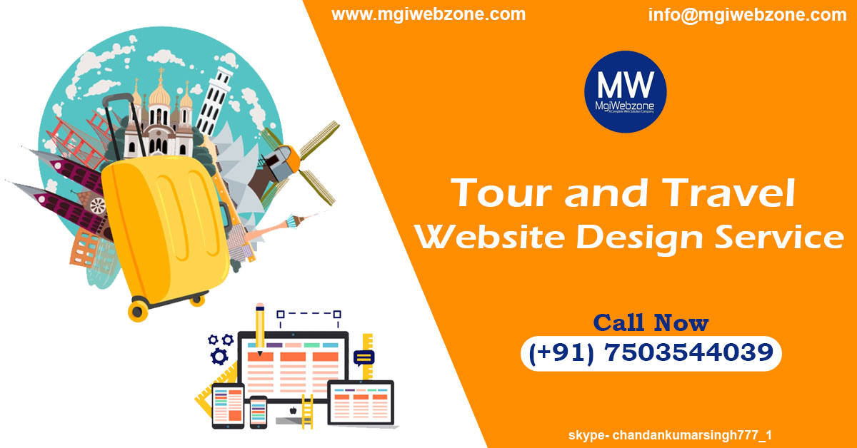 tour and travel website design service