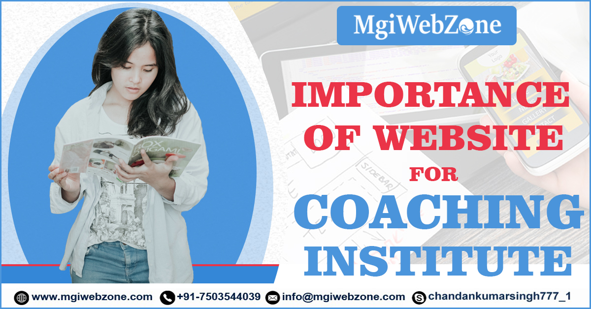 importance of website for coaching institute
