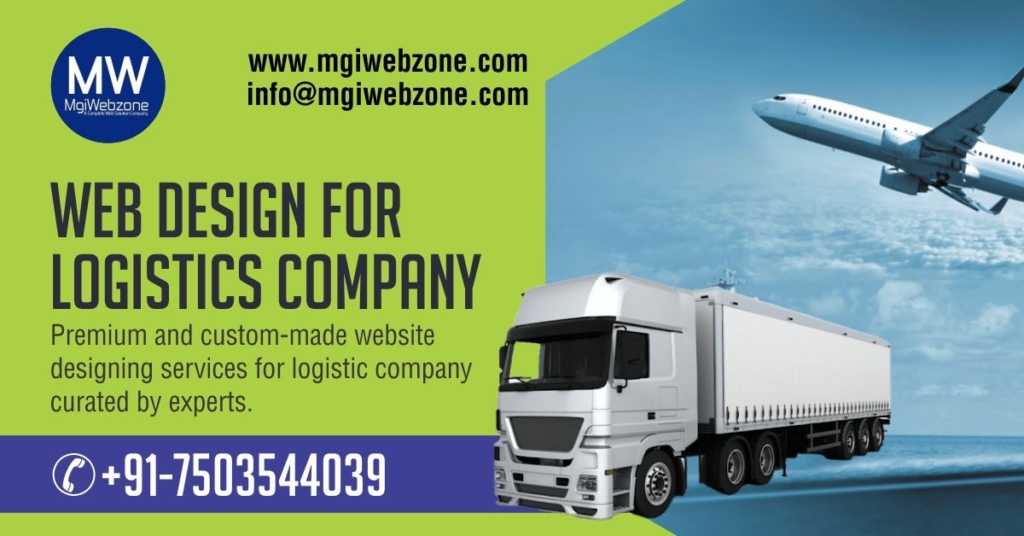 web design for logistics company