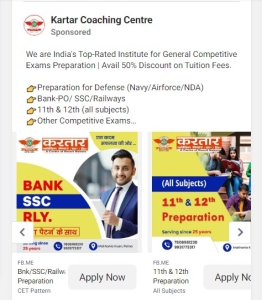 Facebook Ads Ideas for Tuition Classes