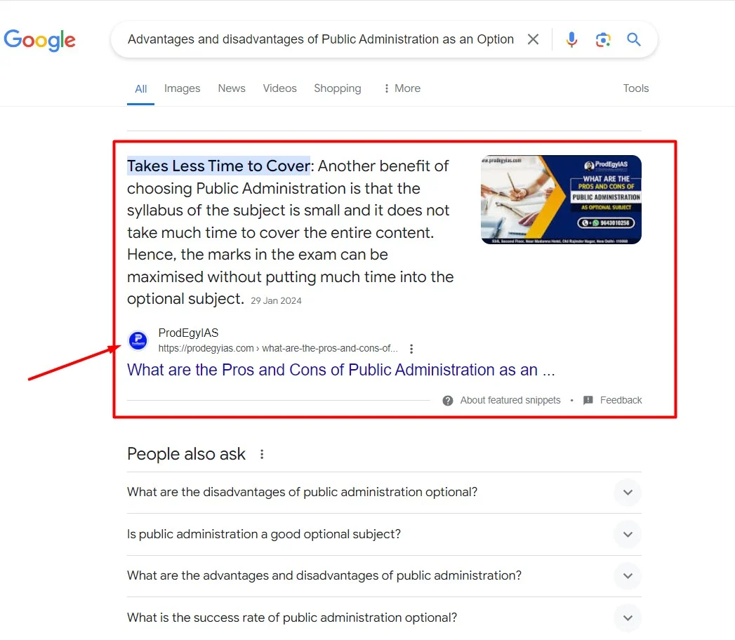 Advantages and disadvantages of Public Administration as an Optional Subject