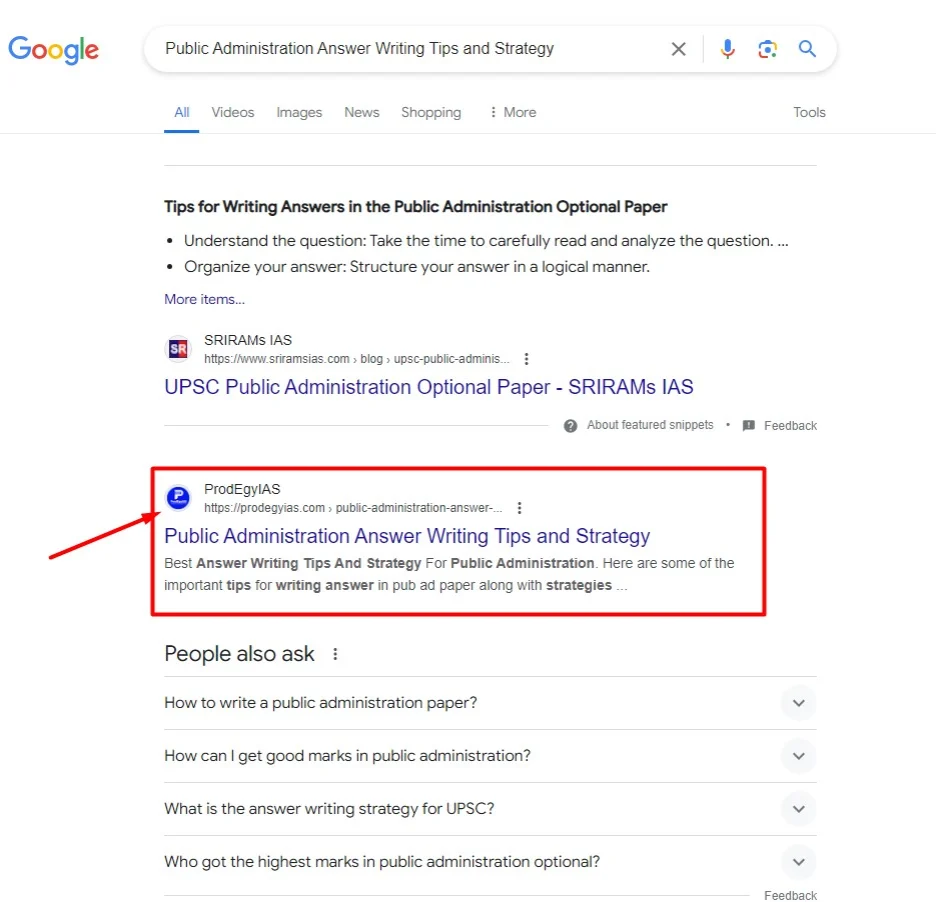 Public Administration Answer Writing Tips and Strategy